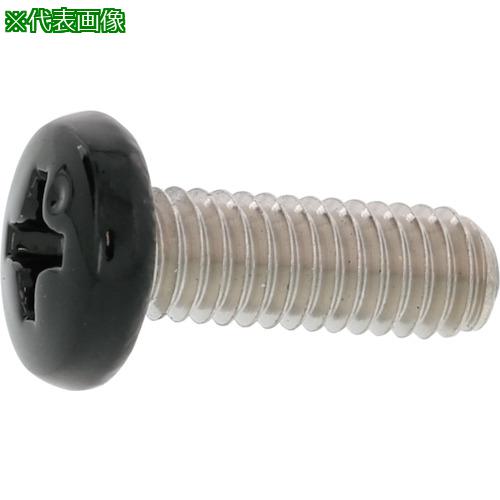 ■SUNCO 頭部ブラックステン(+)バインド小 4×12 (1000本入)〔品番:0002000400400120B0〕【2311676:0】[送料別途見積り][掲外取寄][店頭受取不可]