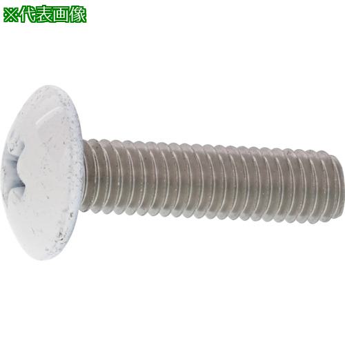 ■SUNCO 頭部ホワイトステン(+)トラス小ネジ 4×12 (1000本入)〔品番:0002000300400120A0〕【2313328:0】[送料別途見積り][掲外取寄][店頭受取不可]