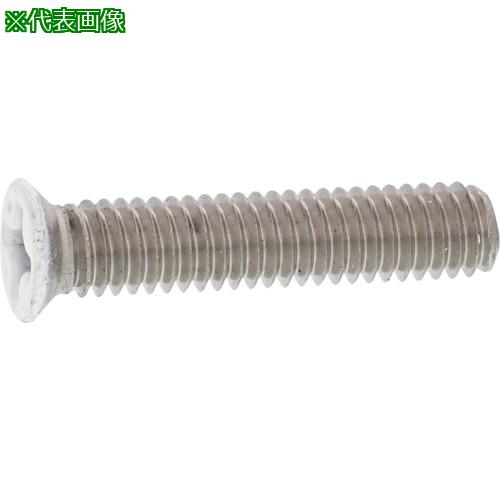 ■SUNCO 頭部ホワイトステン(+)サラ小ネジD6 小頭 4×25 (500本入)〔品番:0002000600400250A0〕【2314845:0】[送料別途見積り][掲外取寄][店頭受取不可]