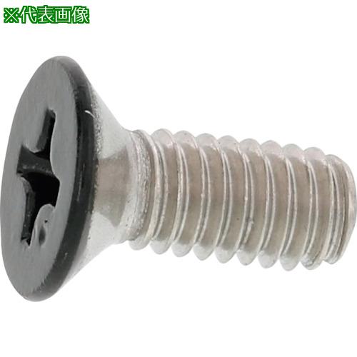 ■SUNCO 頭部フ゛ラックステン(+)サラ小ネジ 4×10 (1000本入)〔品番:0002000100400100B0〕【2316303:0】[送料別途見積り][掲外取寄][店頭受取不可]