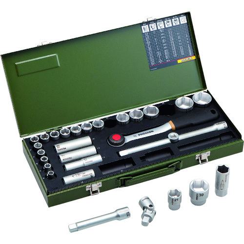 ■PROXXON ソケットレンチセット1/2(6角タイプ)〔品番:82000〕【2321165:0】[送料別途見積り][掲外取寄][店頭受取不可] 11,265円