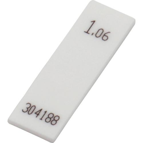 ■SK セラミックブロックゲージ 0級相当品 1.06mm〔品番:BC0106〕【2357769:0】[店頭受取不可] 4,835円