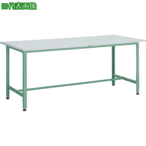■TRUSCO 軽荷重作業台(300kg)AE型 1500X600XH740 基本タイプ グリーン色〔品番:RAE1560〕【2385635:0】[法人・事業所限定][直送元][店頭受取不可]｜ホームセンターバロー　店 22,955円