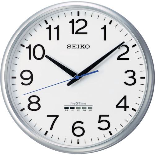 ■SEIKO 電波掛時計 ”セイコーネクスタイム ZS253S” (ハイブリッド電波時計)〔品番:ZS253S〕【2389821:0】[店頭受取不可]