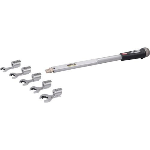 ■TONE 差替式トルクレンチ(プレセット形) クイックスパナヘッドセット 適合交換ヘッド15DRSQ-12・13・14・17・19〔品番:T15D100RSQ50〕【2396284:0】[送料別途見積り][掲外取寄][店頭受取不可]｜ホームセンターバロー　店