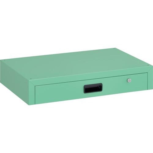 ■TRUSCO ツールワゴン ラビットワゴン用1段引出 700X450 ヤンググリーン〔品番:RBW75VYG〕【2407690:0】[店頭受取不可]