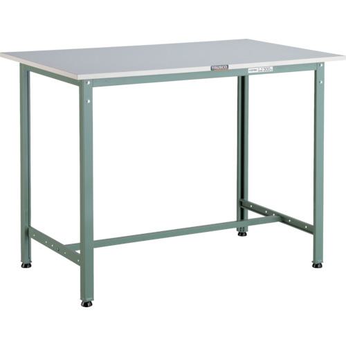 ■TRUSCO 軽荷重立作業台(300kg)HAE型 900X600XH900 基本タイプ グリーン色〔品番:HRAE0960〕【2408121:0】[法人・事業所限定][直送元][店頭受取不可]