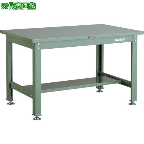 ■TRUSCO 中荷重作業台(1200kg)HW型 900X600XH740 基本タイプ グリーン色 緑〔品番:SHW0960〕【2408937:0】[法人・事業所限定][直送元][店頭受取不可]