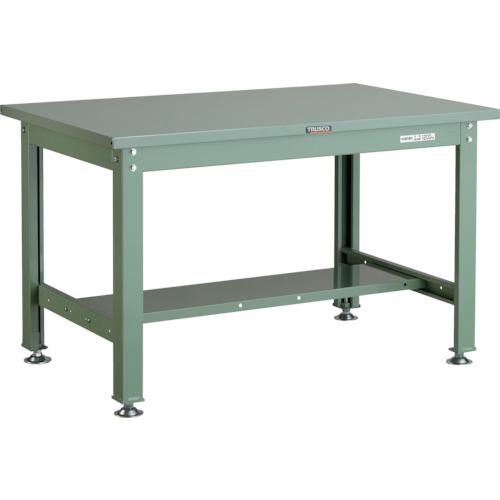 ■TRUSCO 中荷重作業台(1200kg)HW型 1200X750XH740 基本タイプ グリーン色 緑〔品番:SHW1200〕【2409054:0】[法人・事業所限定][直送元][店頭受取不可]｜ホームセンターバロー　店