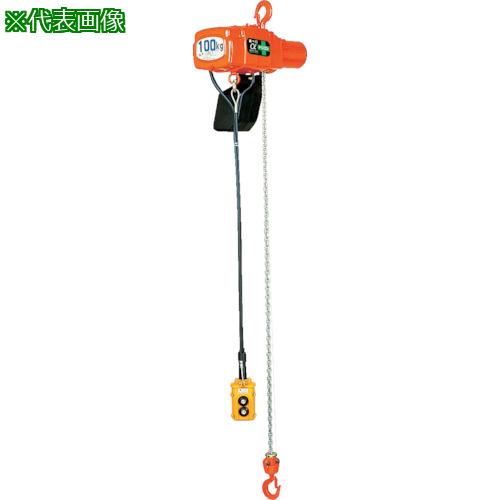 ■象印 単相200V小型電気チェーンブロック(1速型)250KG・3M (αH-025 3m)〔品番:AHK2530〕【2422590:0】[店頭受取不可]｜ホームセンターバロー　店
