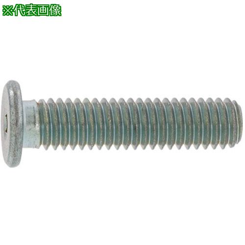 ■SUNCO 三価ホワイト 極低頭キャップ 8×12 (100本入)〔品番:A000L1000080012003〕【2435878:0】[送料別途見積り][掲外取寄][店頭受取不可]