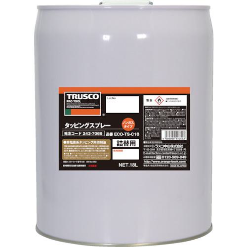 ■TRUSCO αタッピングオイル 難削材用 18L〔品番:ECOTSC18〕【2437066:0】[法人・事業所限定][直送元][店頭受取不可]