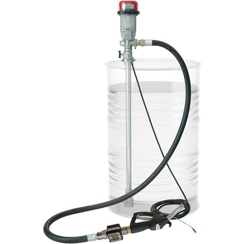 ■アクアシステム FA-100K24-7M 電動ドラムポンプ(流量計付)〔品番:FAAA001600〕【2444699:0】[法人・事業所限定][外直送元][店頭受取不可]