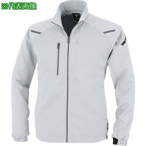 ■XEBEC 長袖ブルゾン1814-22-L シルバーグレー〔品番:181422L〕【2450457:0】[送料別途見積り][掲外取寄][店頭受取不可]