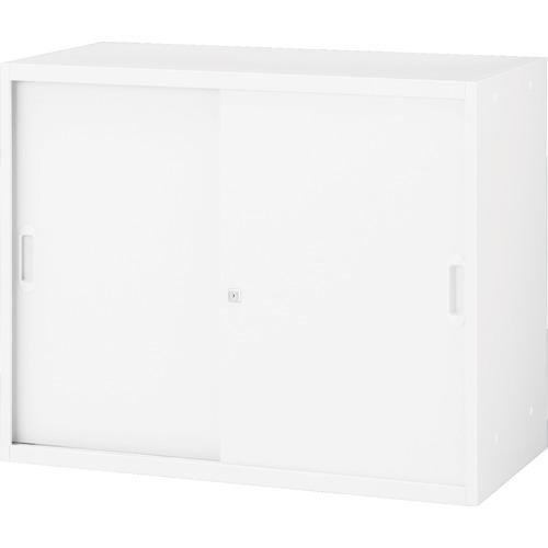 ■TRUSCO ユニット型壁面書庫 D400 スチール引違い H720 W色〔品番:UFSRW7〕【2461015:0】[法人・事業所限定][直送元][店頭受取不可]