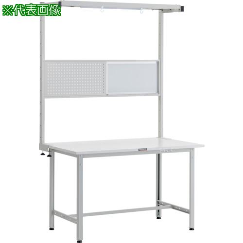 ■TRUSCO 軽荷重作業台(300kg)AE型 1200X600XH1948(全高) ツールハンガーフルセット付 ホワイト色〔品番:AE1260THFSW〕【2477315:0】[法人・事業所限定][直送元][店頭受取不可]