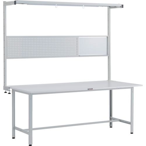 ■TRUSCO 軽荷重作業台(300kg)AE型 1800X900XH1948(全高) ツールハンガーフルセット付 ホワイト色〔品番:RAE1809THFSW〕【2486832:0】[法人・事業所限定][直送元][店頭受取不可]