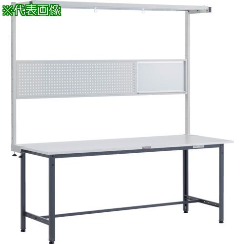 ■TRUSCO 軽荷重作業台(300kg)AE型 1800X600XH1948(全高) ツールハンガーフルセット付 ダークグレー色〔品番:RAE1860THFSDG〕【2486855:0】[法人・事業所限定][直送元][店頭受取不可]