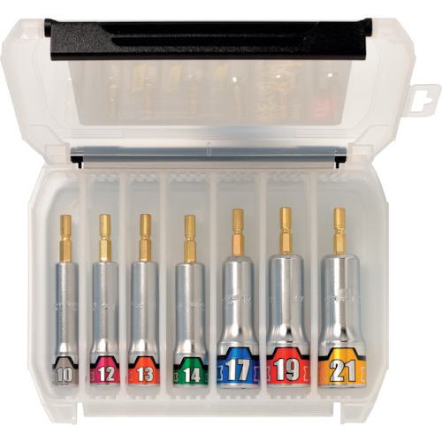 ■KTC インパクトドライバ用ソケットビットセット 難攻不落 [7点]〔品番:TBZP637〕【2514604:0】[店頭受取不可]