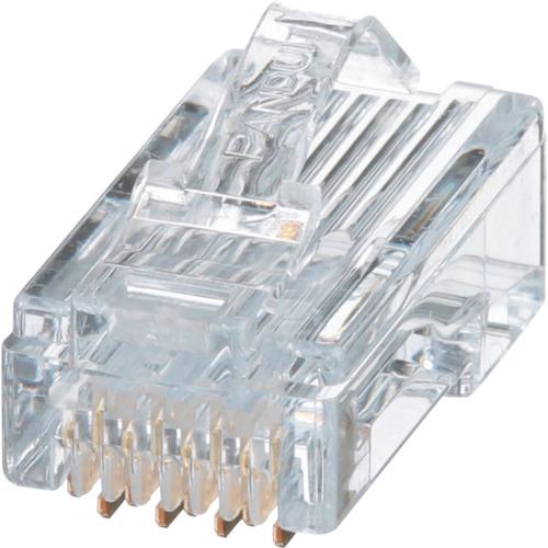 ■PANDUIT カテゴリ5Eモジュラープラグ 10個入り MP588-X《10袋入》〔品番:MP588X〕【2514689×10:0】[送料別途見積り][掲外取寄][店頭受取不可]