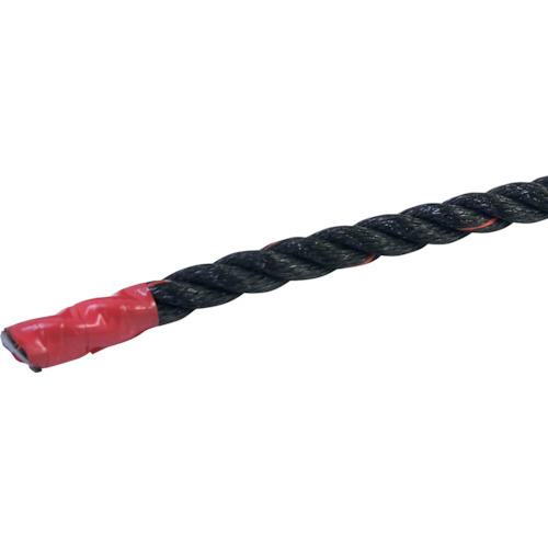 ■グリーンクロス ポリエチレンロープ 黒 200m巻 12mm〔品番:6300005355〕【2515246:0】[法人・事業所限定][直送元][店頭受取不可]｜ホームセンターバロー　店