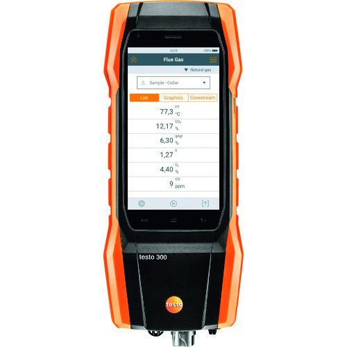 ■TESTO スマート排ガス計 testo 300 O2,COセット〔品番:TESTO300O2COSET〕【2522332:0】[送料別途見積り][法人・事業所限定][直送][店頭受取不可]