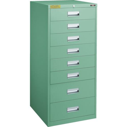 ■TRUSCO LVE型キャビネット 500&times;550&times;H1100 引出8段〔品番:LVE1103〕【2523728:0】[法人・事業所限定][直送元][店頭受取不可]｜ホームセンターバロー　店