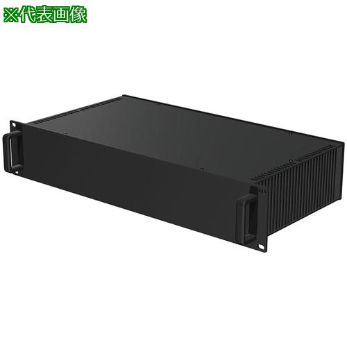 ■タカチ 取手付ヒートシンク式ラックケース〔品番:HYRH884323BB〕【2524817:0】[法人・事業所限定][外直送元][店頭受取不可]｜ホームセンターバロー　店