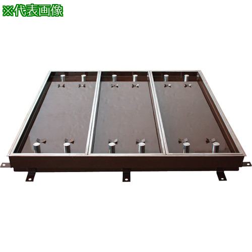■カネソウ マシンハッチ 充填用 屋内用 一般形 スチール製 ステンレス目地〔品番:S2E800HANDORUTSUKI〕【2525384:0】[送料別途見積り][法人・事業所限定][外直送][店頭受取不可]