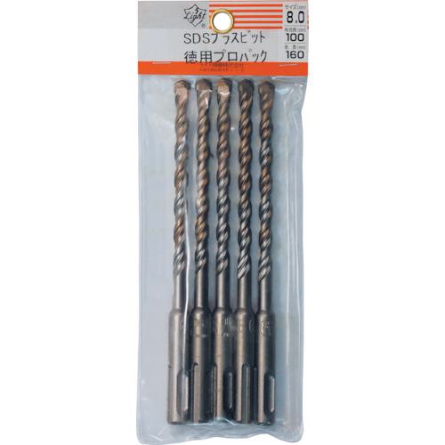 ■スーパー スーパー SDSプラスビット徳用プロパック5本入 6.5X160〔品番:090912〕【2528261:0】[送料別途見積り][掲外取寄][店頭受取不可]