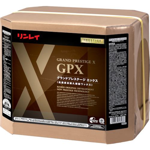 ■リンレイ 床用樹脂ワックス グランドプレステージX(エックス)18L RECOBO〔品番:679936〕【2529786:0】[送料別途見積り][法人・事業所限定][外直送][店頭受取不可]