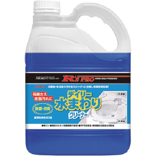 ■リンレイ R’sPRO デイリー水まわりクリーナー 4L エコボトル《3本入》〔品番:766030〕【2529837×3:0】[送料別途見積り][法人・事業所限定][外直送][店頭受取不可]