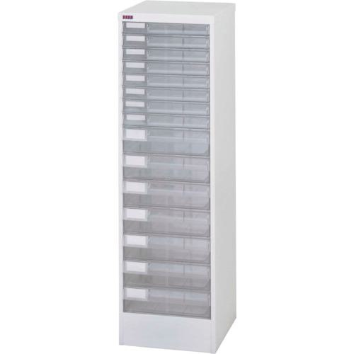 ■良質空間 書類棚 アレンジャー B4判プラスチック引出し W333×D401×H1110mm〔品番:B4PT115NH〕【2532677:0】[法人・事業所限定][外直送元][店頭受取不可]