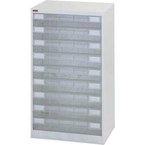 ■良質空間 書類棚 アレンジャー A3判プラスチック引出し W512×D401×H880mm〔品番:A3PY109N〕【2532698:0】[法人・事業所限定][外直送元][店頭受取不可]