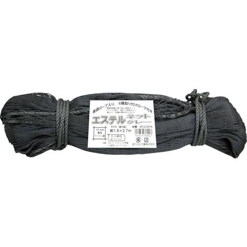 ■まつうら 多目的エステルネット(グレー) 約1.8X2.7m(3帖相当)〔品番:PETNT1827GRY〕【2540657:0】[送料別途見積り][法人・事業所限定][外直送][店頭受取不可]｜ホームセンターバロー　店