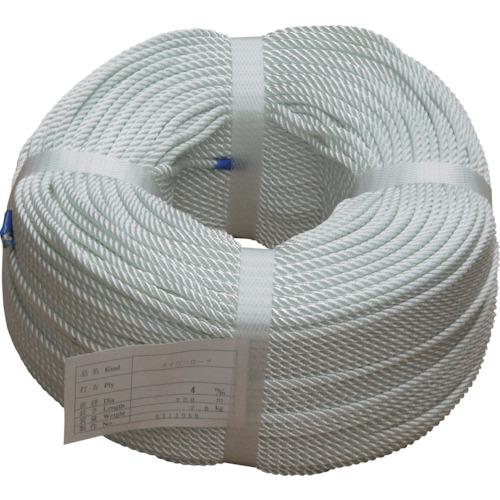 ■高木 ナイロンロープ 4mmX200M〔品番:365112〕【2545406:0】[送料別途見積り][掲外取寄][店頭受取不可]｜ホームセンターバロー　店