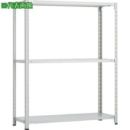 ■TRUSCO CB型 軽中量セミボルトレス棚 1800X300XH1200 3段 WG色〔品番:CB4633WG〕【2545602:0】[法人・事業所限定][直送元][店頭受取不可]｜ホームセンターバロー　店