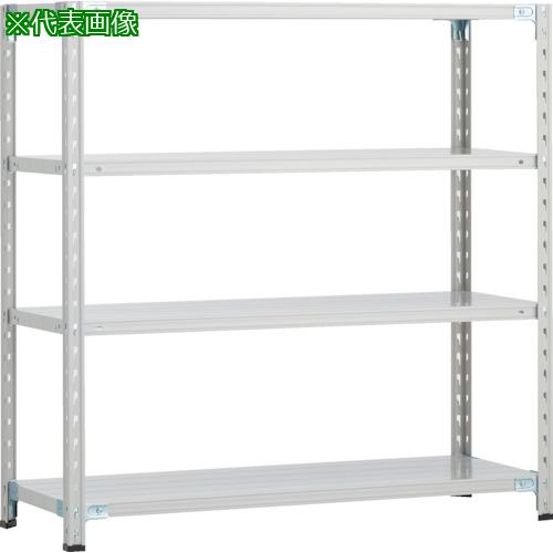 ■TRUSCO CB型セミボルトレス軽中量棚 900X600XH1200 4段 WG色〔品番:CB4364WG〕【2545606:0】[法人・事業所限定][直送元][店頭受取不可]