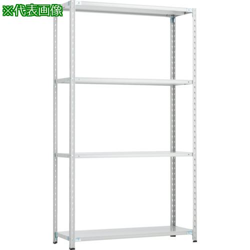 ■TRUSCO CB型セミボルトレス軽中量棚 1800X450XH21004段 WG色〔品番:CB7644WG〕【2547153:0】[法人・事業所限定][直送元][店頭受取不可]