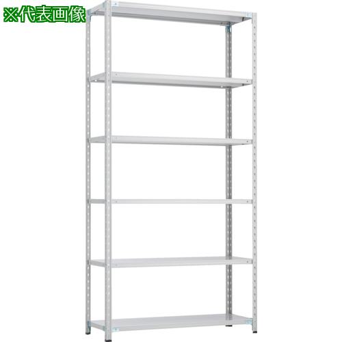 ■TRUSCO CB型セミボルトレス軽中量棚 1800X600XH2400 6段 WG色〔品番:CB8666WG〕【2547167:0】[法人・事業所限定][直送元][店頭受取不可]