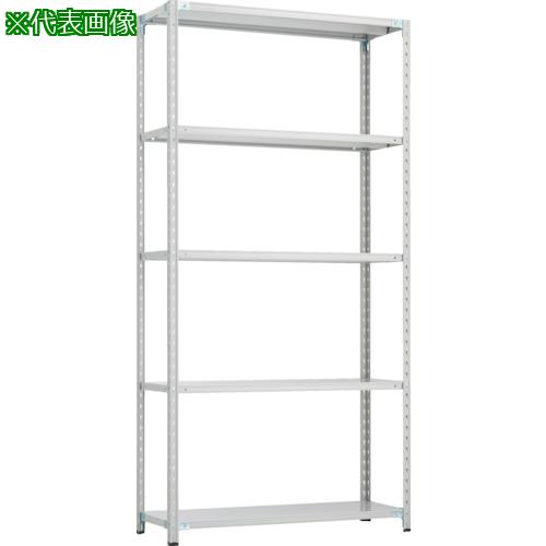 ■TRUSCO CB型セミボルトレス軽中量棚 1200X600XH2400 5段 WG色〔品番:CB8465WG〕【2547187:0】[法人・事業所限定][直送元][店頭受取不可]｜ホームセンターバロー　店
