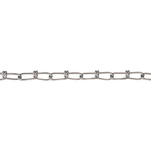 ■水本 ステンレス ビクターチェーン 30m 線径2.6mm〔品番:G04126V〕【2547660:0】[店頭受取不可]