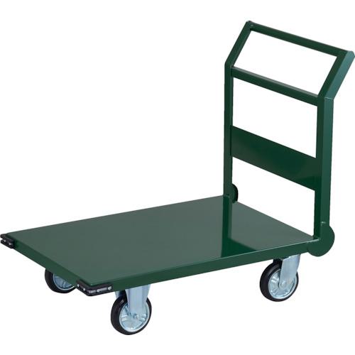 ■TRUSCO 鋼鉄製運搬車 ハンドル側自在車輪 900X600 Φ150プレス車〔品番:SH2C〕【2565613:0】[送料別途見積り][法人・事業所限定][直送][店頭受取不可]｜ホームセンターバロー　店