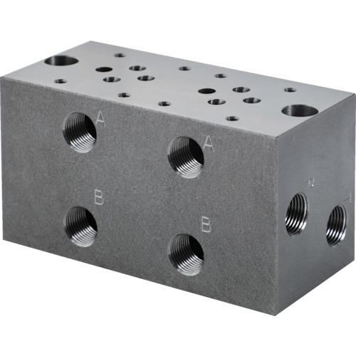 ■TRUSCO マニホールドブロック〔品番:TMBW1〕【2565741:0】[店頭受取不可]｜ホームセンターバロー　店