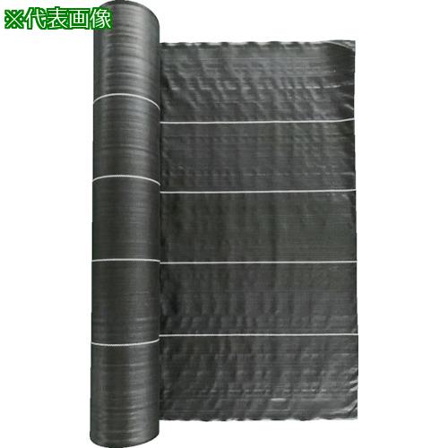 ■【在庫限り】TRUSCO 防草シート 耐候5年 黒 2mx100m〔品番:TBO520100BK〕【2570878:0】[直送DS][店頭受取不可]