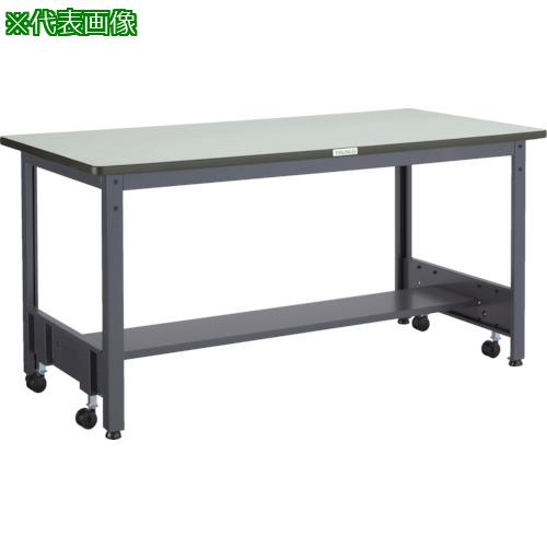 ■TRUSCO 中荷重作業台(500kg)CFW型 1500X900XH740 基本タイプ ダークグレー色〔品番:CFWR1590〕【2571056:0】[法人・事業所限定][直送元][店頭受取不可]
