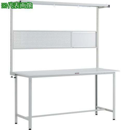 ■TRUSCO 軽荷重立作業台(300kg)HAE型 1800X600XH2108(全高) ツールハンガーフルセット付 ホワイト色〔品番:HRAE1860THFSW〕【2572285:0】[法人・事業所限定][直送元][店頭受取不可]