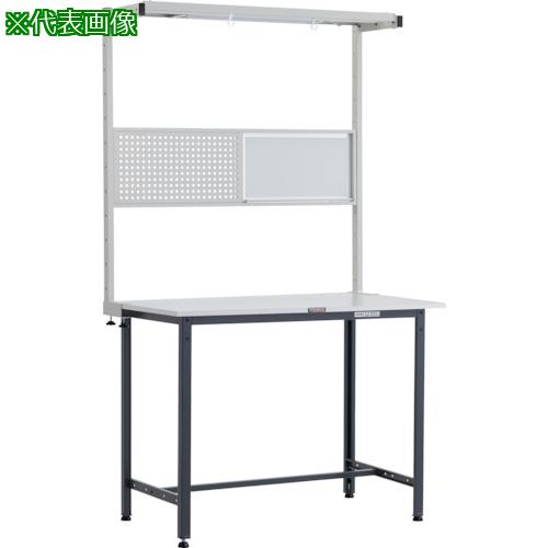 ■TRUSCO 軽荷重立作業台(300kg)HAE型 1200X900XH2108(全高) ツールハンガーフルセット付 ダークグレー色〔品番:HRAE1209THFSDG〕【2572286:0】[法人・事業所限定][直送元][店頭受取不可]｜ホームセンターバロー　店