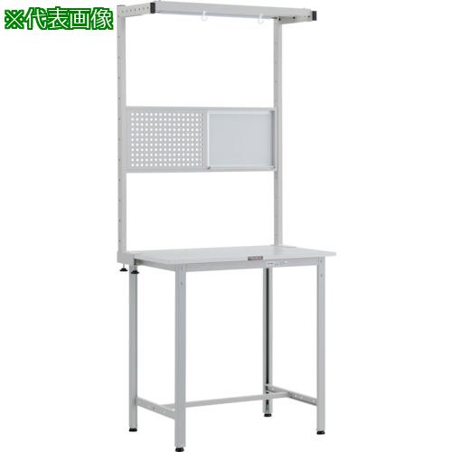 ■TRUSCO 軽荷重立作業台(300kg)HAE型 900X750XH2108(全高) ツールハンガーフルセット付 ホワイト色〔品番:HRAE0975THFSW〕【2572289:0】[法人・事業所限定][直送元][店頭受取不可]｜ホームセンターバロー　店