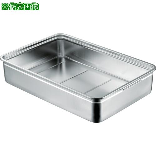 ■SUGICO SUGICO 18-8 サニタリー番重バット(取っ手一体型) 特大12cm〔品番:SNBL12〕【2574145:0】[店頭受取不可]